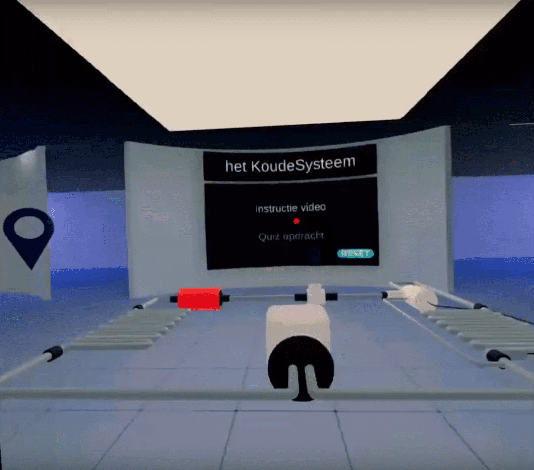 Refrigeration technology in VR with Oculus GO