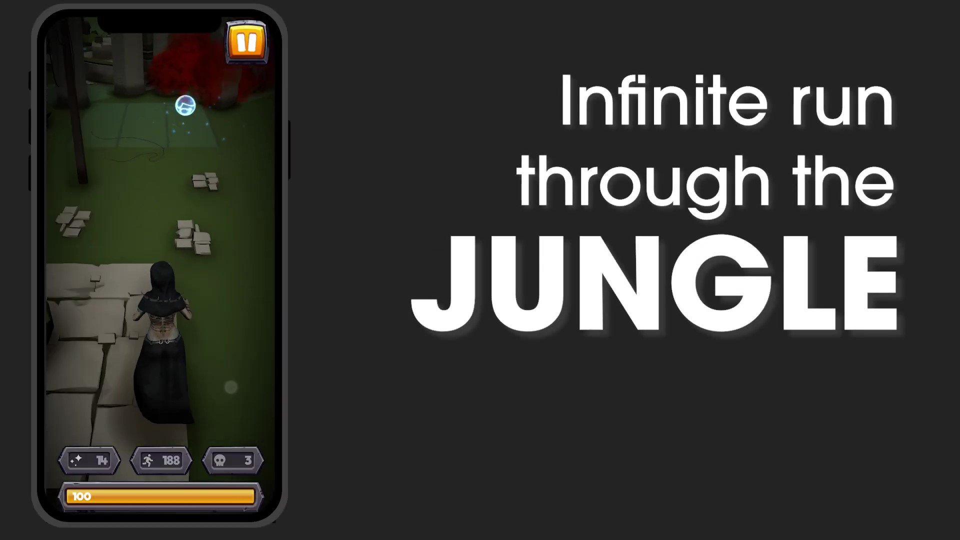 Infinite Runner with Multiple Endings